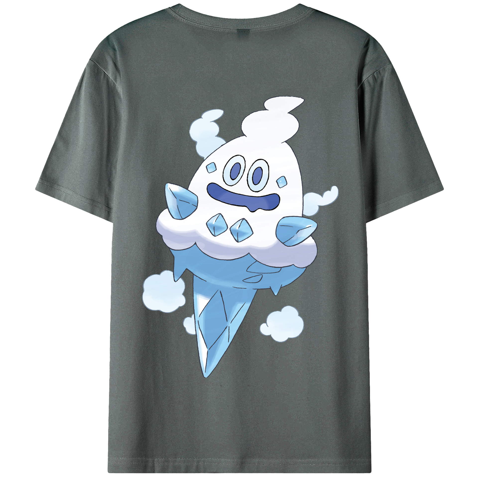 （画像用） ポケットモンスター Pokémon 綿100％半袖Tシャツ（背面プリント）